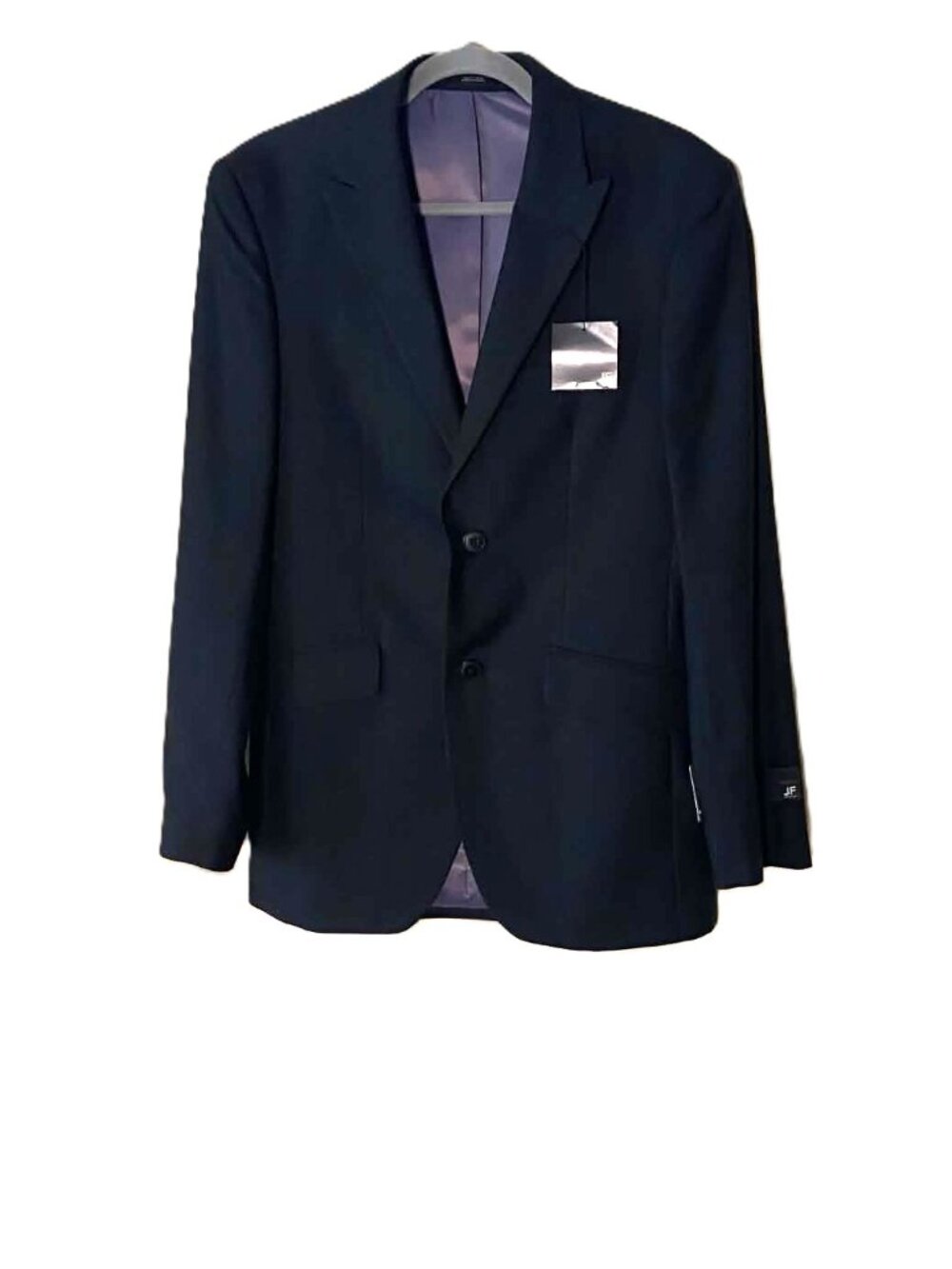 J.Ferrar Modern Fit Black Pinstripe Suit Jacket Men's 36R NWT $180 Retail